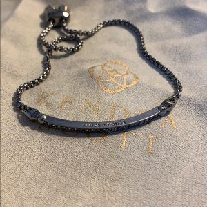 Kendra Scott gunmetal bracelet